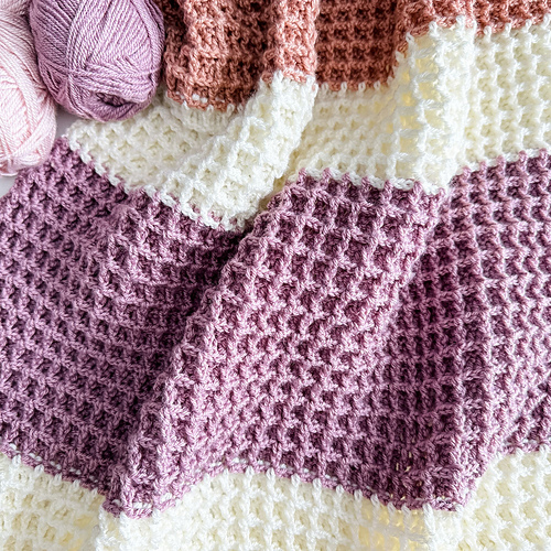 Ravelry: Waffle-icious Blanket pattern by MJ's Off The Hook Designs
