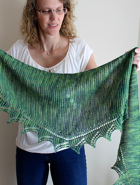 Simple Spring Shawl Pattern By Michelle Krause