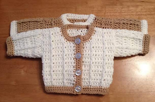 Fleck Preemie Cardigan photo 1