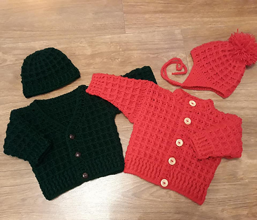 Peyton Baby Cardigan & Hat photo 5