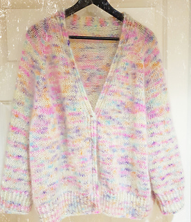 SIze 6, lace wt silk mohair held triple 