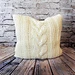 Twisted Cable Cushion pattern 