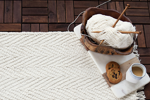 Welcome Home Herringbone Rug photo 5