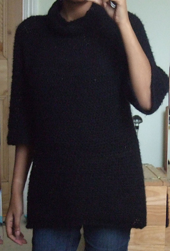 Round Yoke Cowl Neck Tunic photo 1