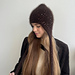 Angora Bonnet with Sequins pattern 