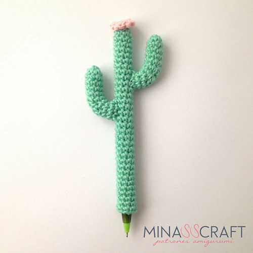 Cactus pen and pencil cozy photo 2