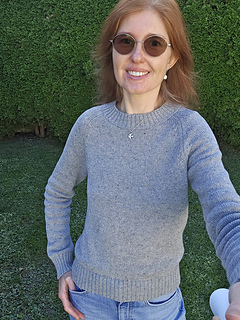 Size S, worn with about 10 cm positive ease