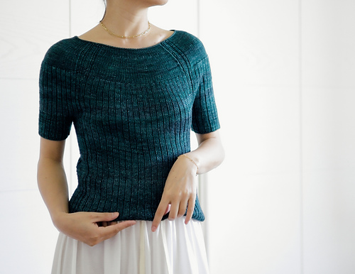 Seashell Genser Light - Minimi Knit Design