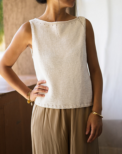 Luminous Summer Top - Minimi Knit Design