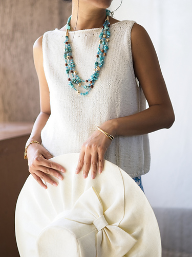 Luminous Summer Top - Minimi Knit Design