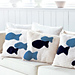 School of Fish Pillows pattern 