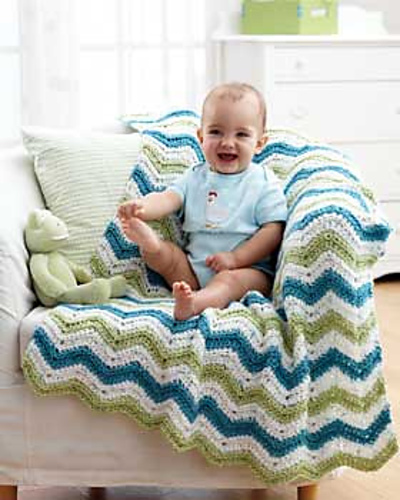 Chunky Striped Blanket #4370 photo 1