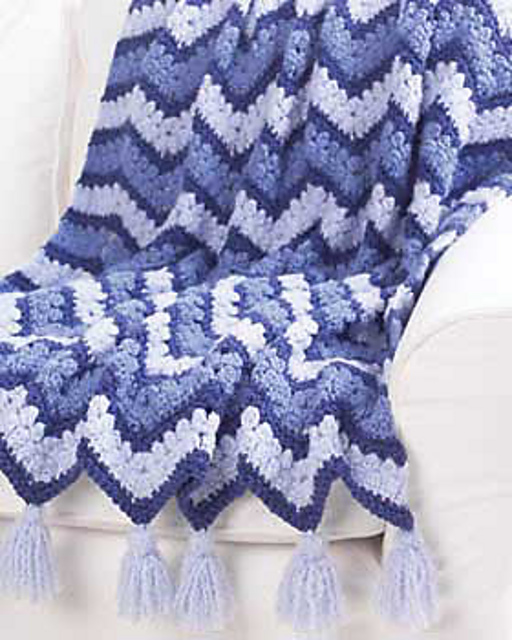 Ravelry Harmony Ripple Afghan pattern by Bernat Design Studio