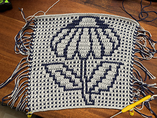 Drooping Daisy Potholder