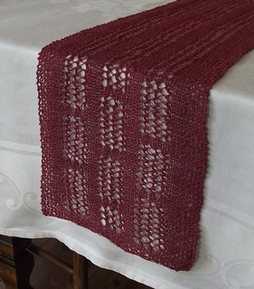 Ravelry: Open Windows Table Runner pattern by Lisa Zepeda