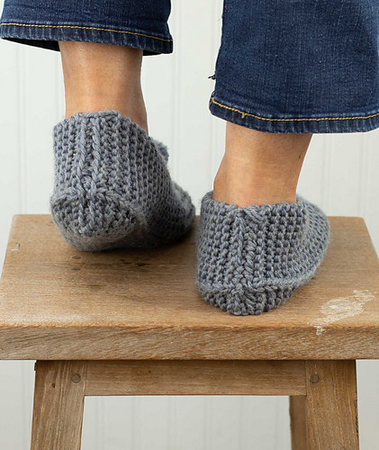 Familie Slippers - Churchmouse Yarns and Teas