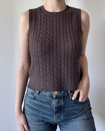 Moromoro2 ニット color knited string vest Ravelry: Milano Vest pattern by MJ Wilms