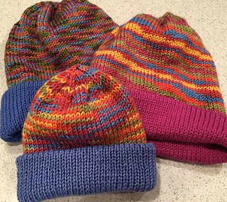 Ravelry: Crazy Colors 2 Reversible Hat pattern by Michelle Kupfer