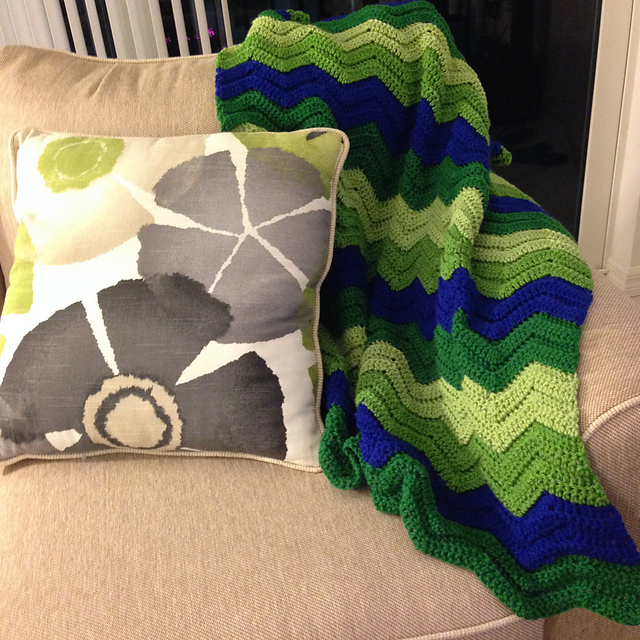 Ravelry mmcjohnson's Easy Ripple Afghan