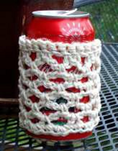 Ravelry Ecofriendly Crocheted Drink Sleeve/Cozy pattern by Lisa Jelle