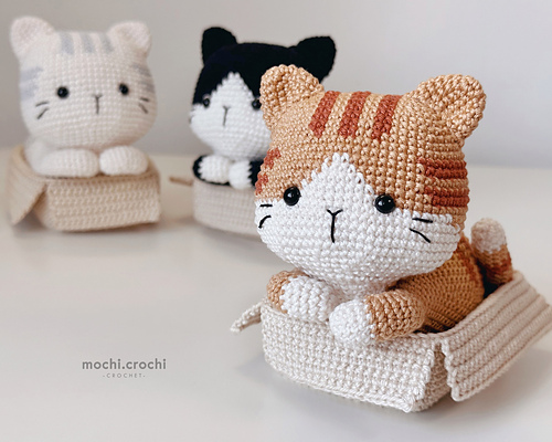 Catloaf i-boxen - MochiCrochi Crochet