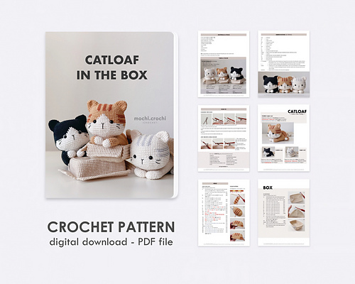 Catloaf i-boxen - MochiCrochi Crochet