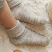Snowy Straw Socks Set pattern