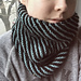 Stripes on a Slant Cowl pattern