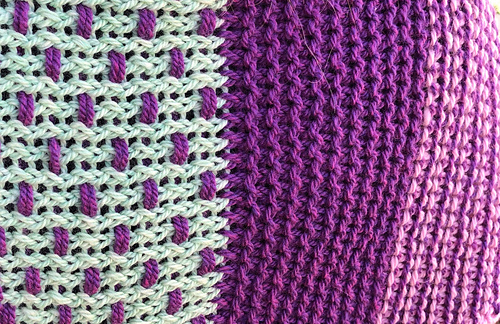 Detail of basketweave section