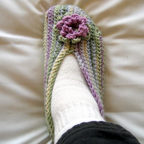 Ravelry: Crochet Slippers - Foot Rugs pattern by Sandy Marie