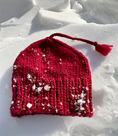 About three hours of knitting in total.