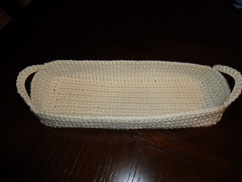 27-G741C Kirakira Hemp Rectangular Basket photo 2