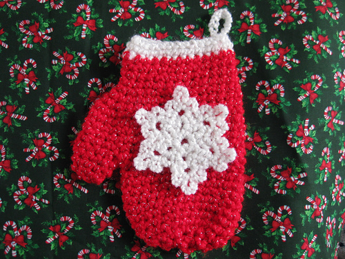 Snowflake Mitten Ornaments photo 2