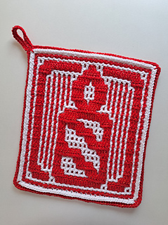 Xmas Candle Potholder