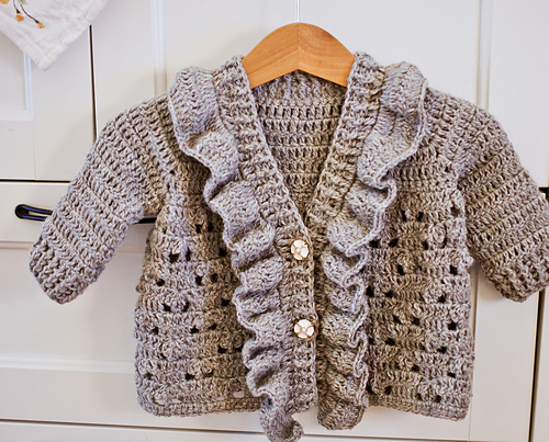 Frill Bloom Cardigan