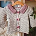 Meringue Cardigan pattern 