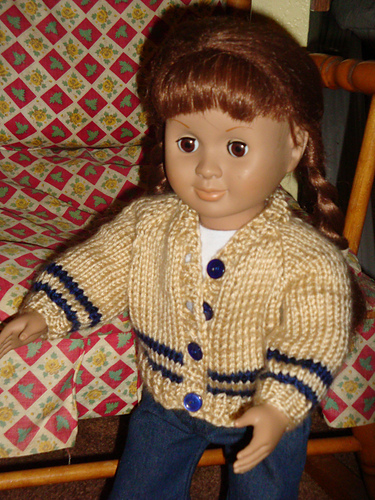 V-Neck Doll Cardigan photo 2
