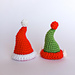 Tiny Christmas Hats pattern 