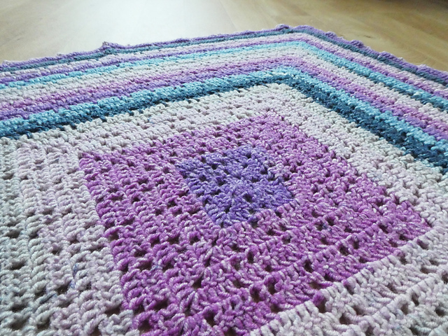 CROCHET PATTERN and CHART Swirl-4 Baby Blanket