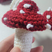 Mushroom Lip Balm Trinket pattern 