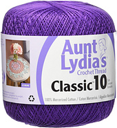 154-15 Aunt Lydia/'s Classic Crochet Thread Size 10-Shades Of Pink