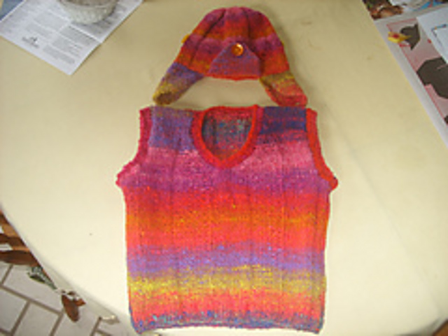 Wool tank top & hat