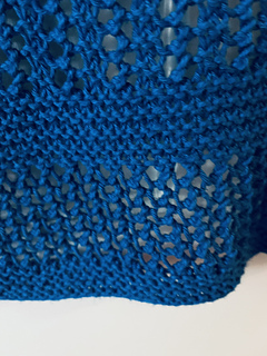 close up of lace panels at border