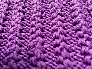 close up of ribbing on sleeve