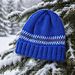 Power Play Beanie Hat Mosaic pattern
