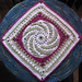 Spiralling into Spring  9"/12" Afghan Block Square pattern 