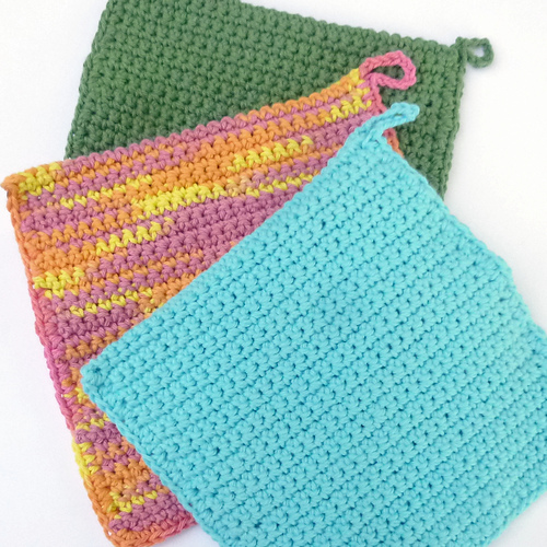 Ravelry Basic Heavy Duty Potholder pattern by Candice Mangum