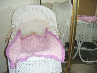 Ravelry: mvazquezcsr's Moses Basket Cover