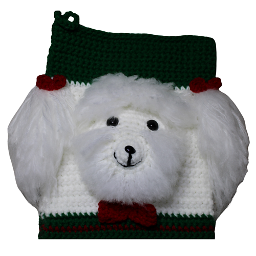 Poodle Christmas Stocking