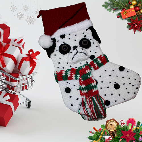 Dalmatian Christmas Stocking